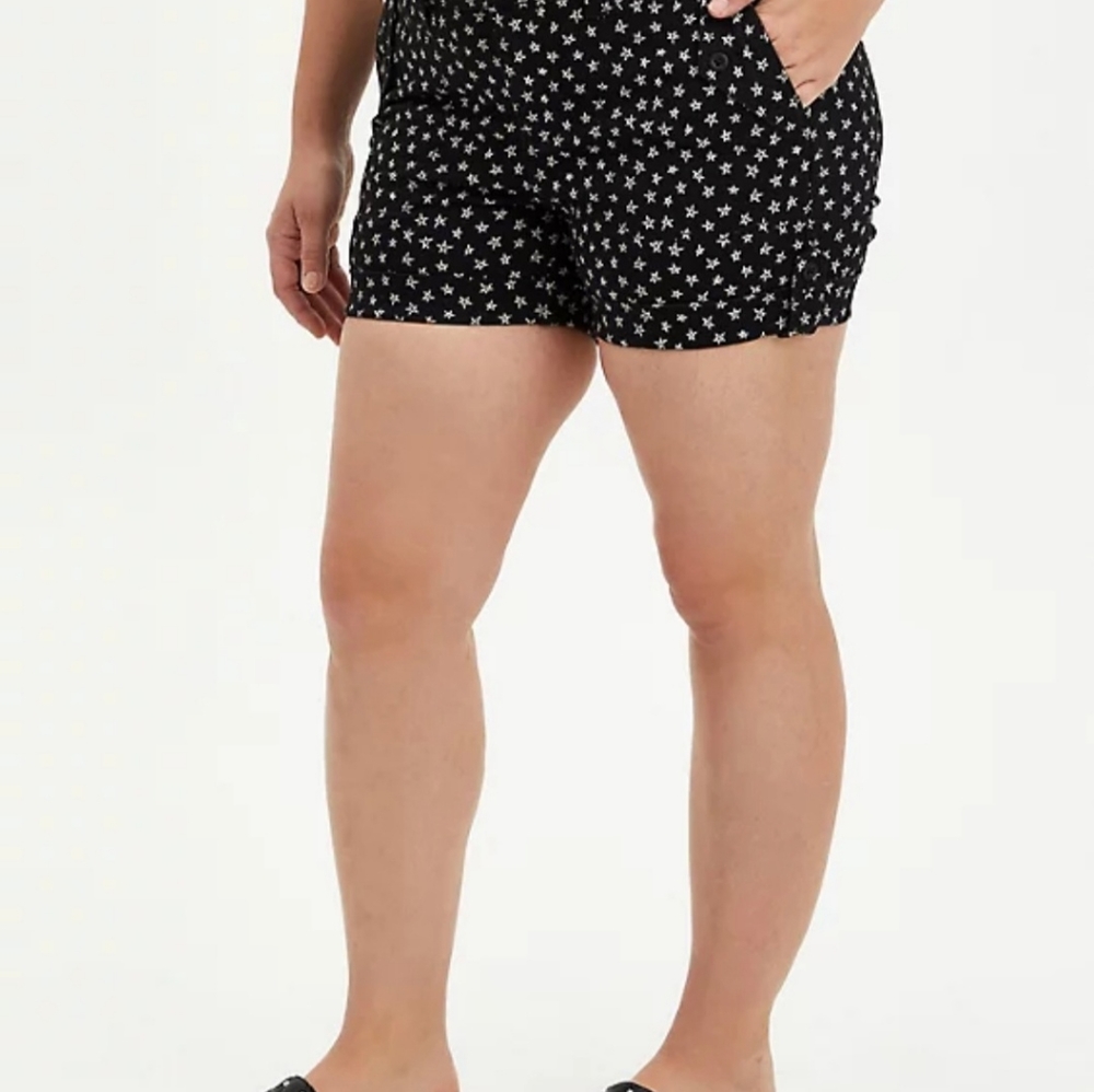 NWT - MILITARY SHORT - TWILL STARS